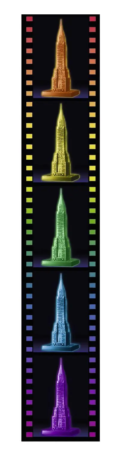 Bild: 4005556125951 | Chrysler Building bei Nacht.Night Edition 3-D Puzzle 216 Teile | Spiel