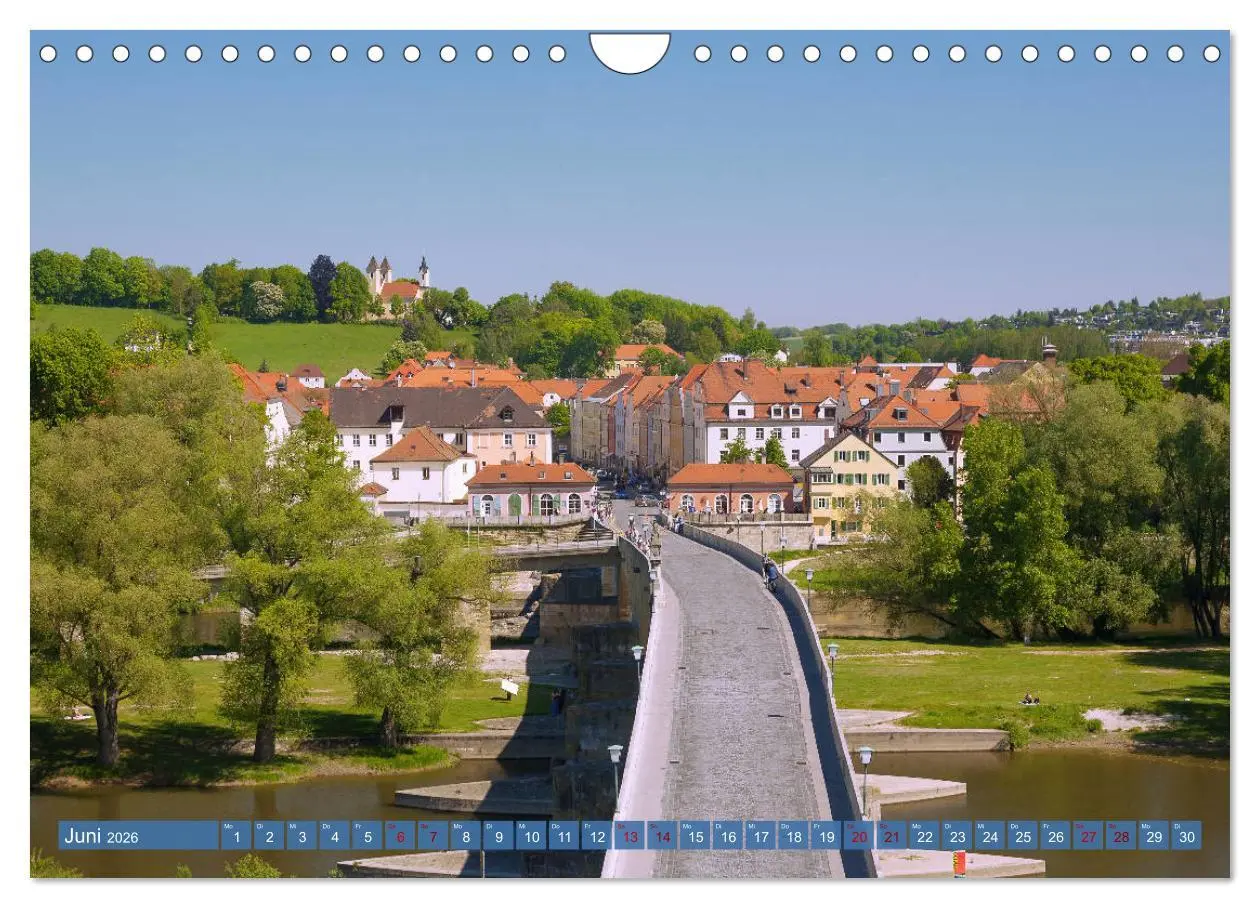 Bild: 9783457835951 | Donauperle Regensburg (Wandkalender 2026 DIN A4 quer), CALVENDO...