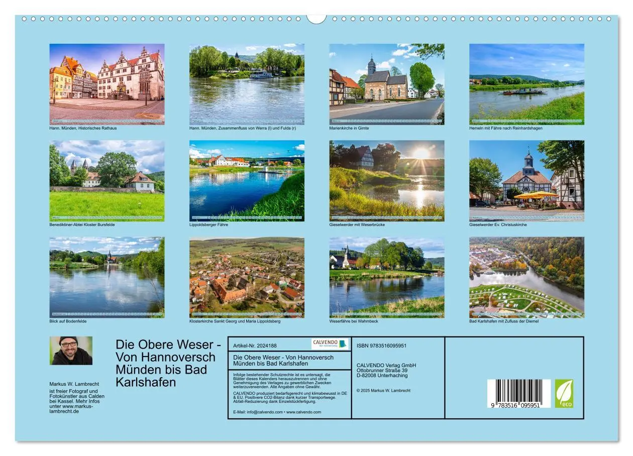 Bild: 9783516095951 | Die Obere Weser - Von Hannoversch Münden bis Bad Karlshafen...