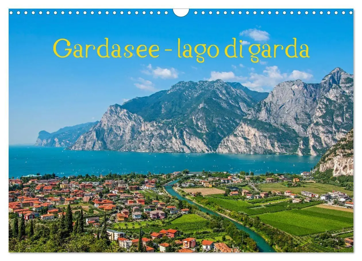 Cover: 9783594075951 | Gardasee - lago di Garda by Sascha Ferrari (Wandkalender 2027 DIN...