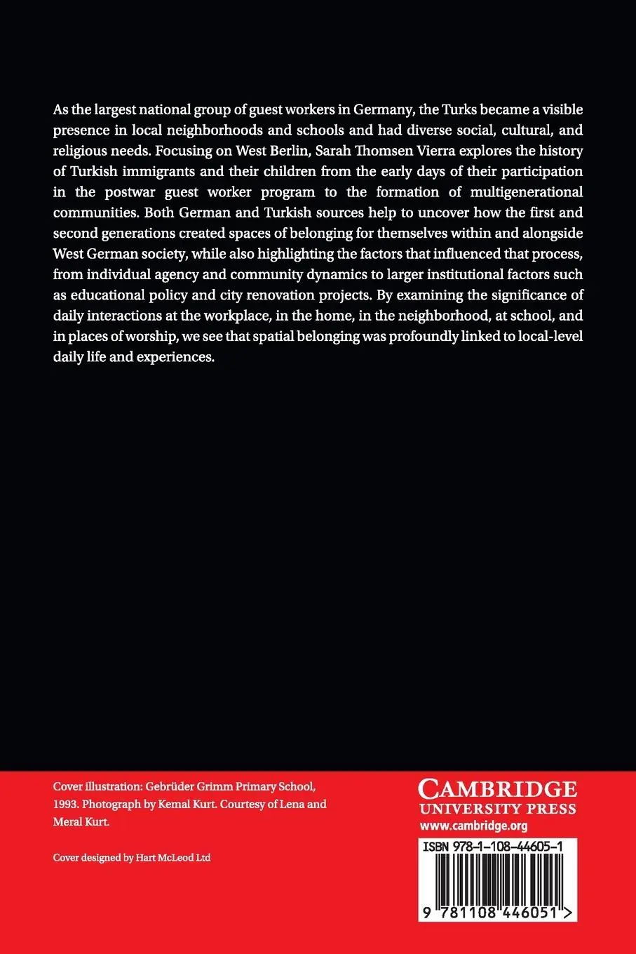 Rückseite: 9781108446051 | Turkish Germans in the Federal Republic of Germany | Vierra | Buch
