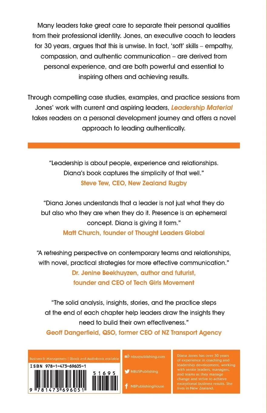 Rückseite: 9781473696051 | Leadership Material | Diana Jones | Taschenbuch | Englisch | 2020