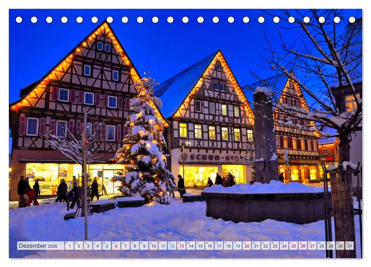 Bild: 9783457416051 | Fachwerk in Süddeutschland (Tischkalender 2026 DIN A5 quer),...