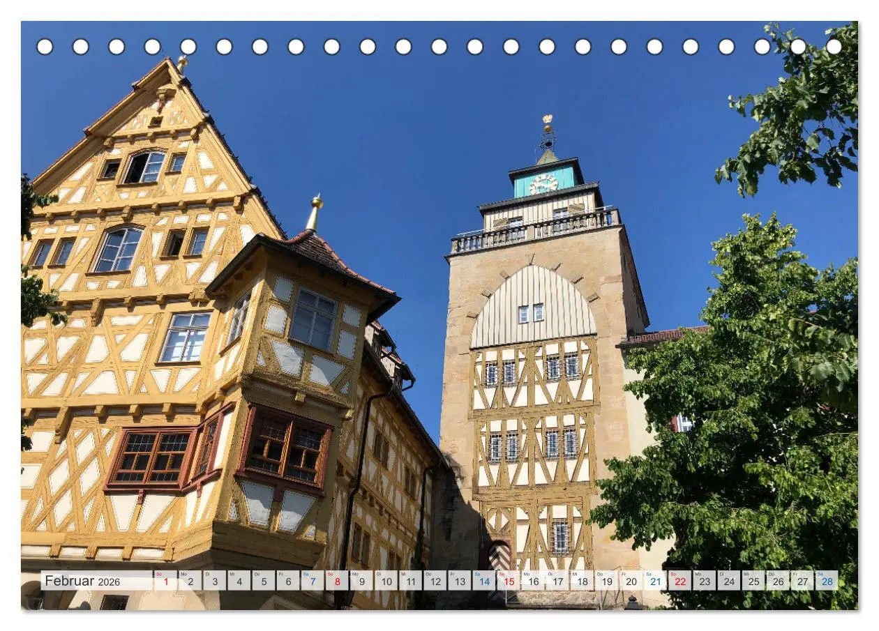 Bild: 9783457416051 | Fachwerk in Süddeutschland (Tischkalender 2026 DIN A5 quer),...