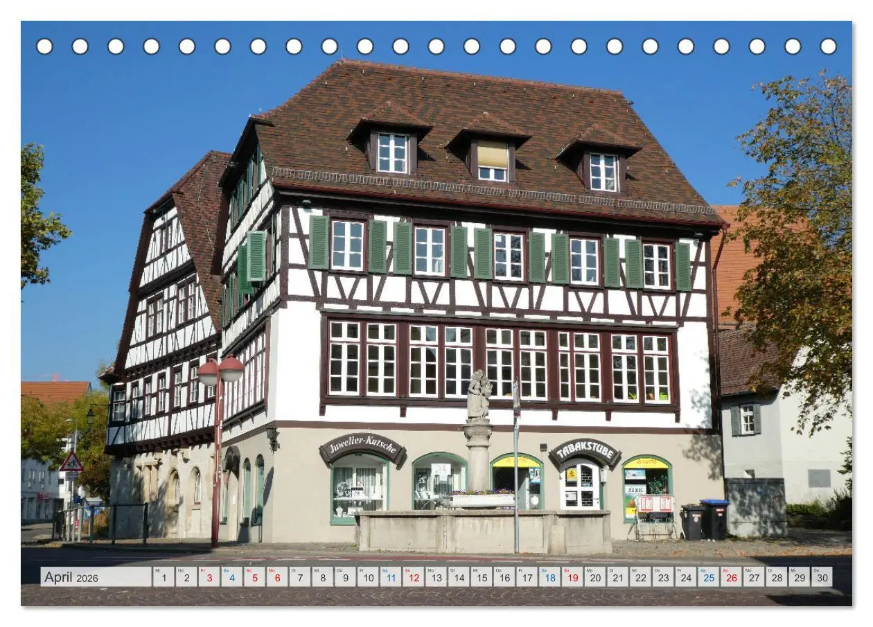 Bild: 9783457416051 | Fachwerk in Süddeutschland (Tischkalender 2026 DIN A5 quer),...
