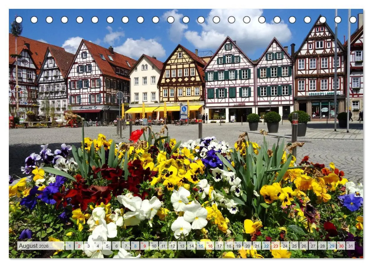 Bild: 9783457416051 | Fachwerk in Süddeutschland (Tischkalender 2026 DIN A5 quer),...