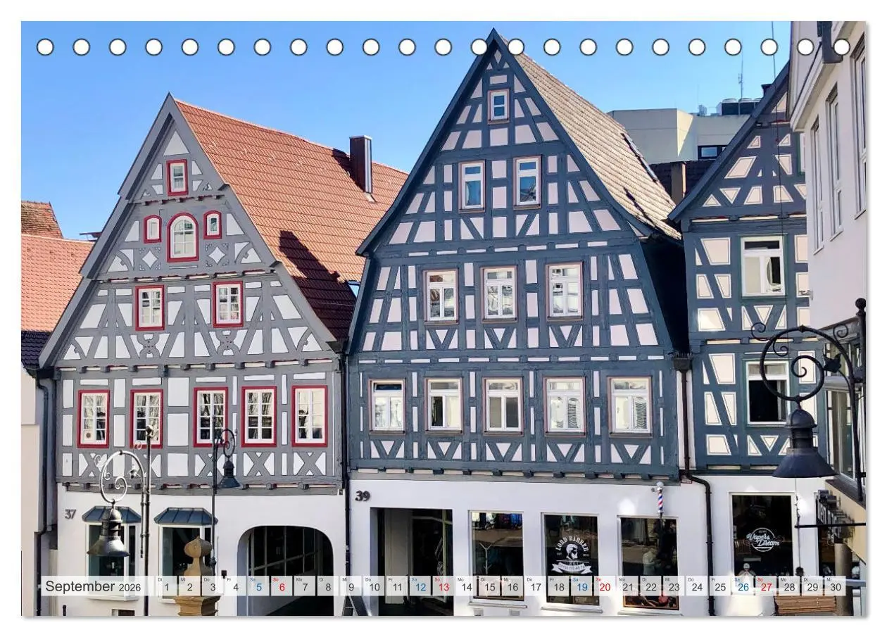 Bild: 9783457416051 | Fachwerk in Süddeutschland (Tischkalender 2026 DIN A5 quer),...