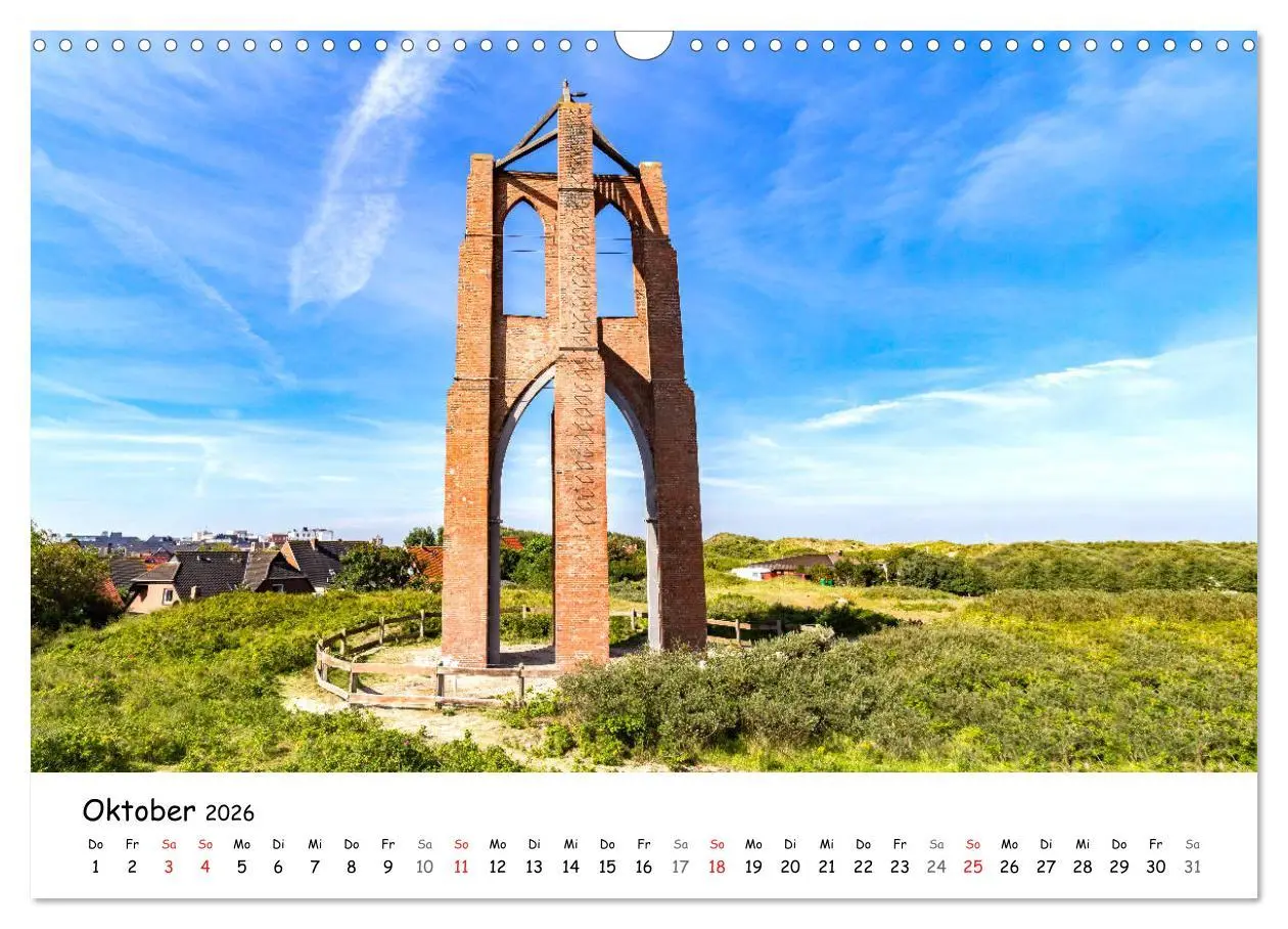 Bild: 9783457966051 | Borkum, bezaubernde Nordseeinsel (Wandkalender 2026 DIN A3 quer),...