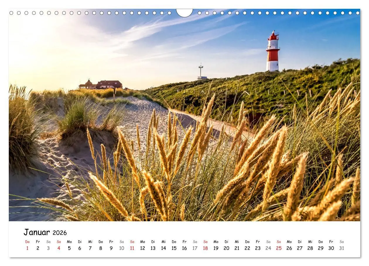 Bild: 9783457966051 | Borkum, bezaubernde Nordseeinsel (Wandkalender 2026 DIN A3 quer),...
