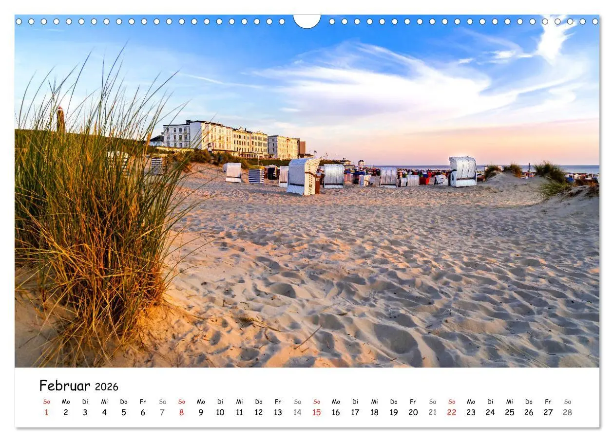 Bild: 9783457966051 | Borkum, bezaubernde Nordseeinsel (Wandkalender 2026 DIN A3 quer),...