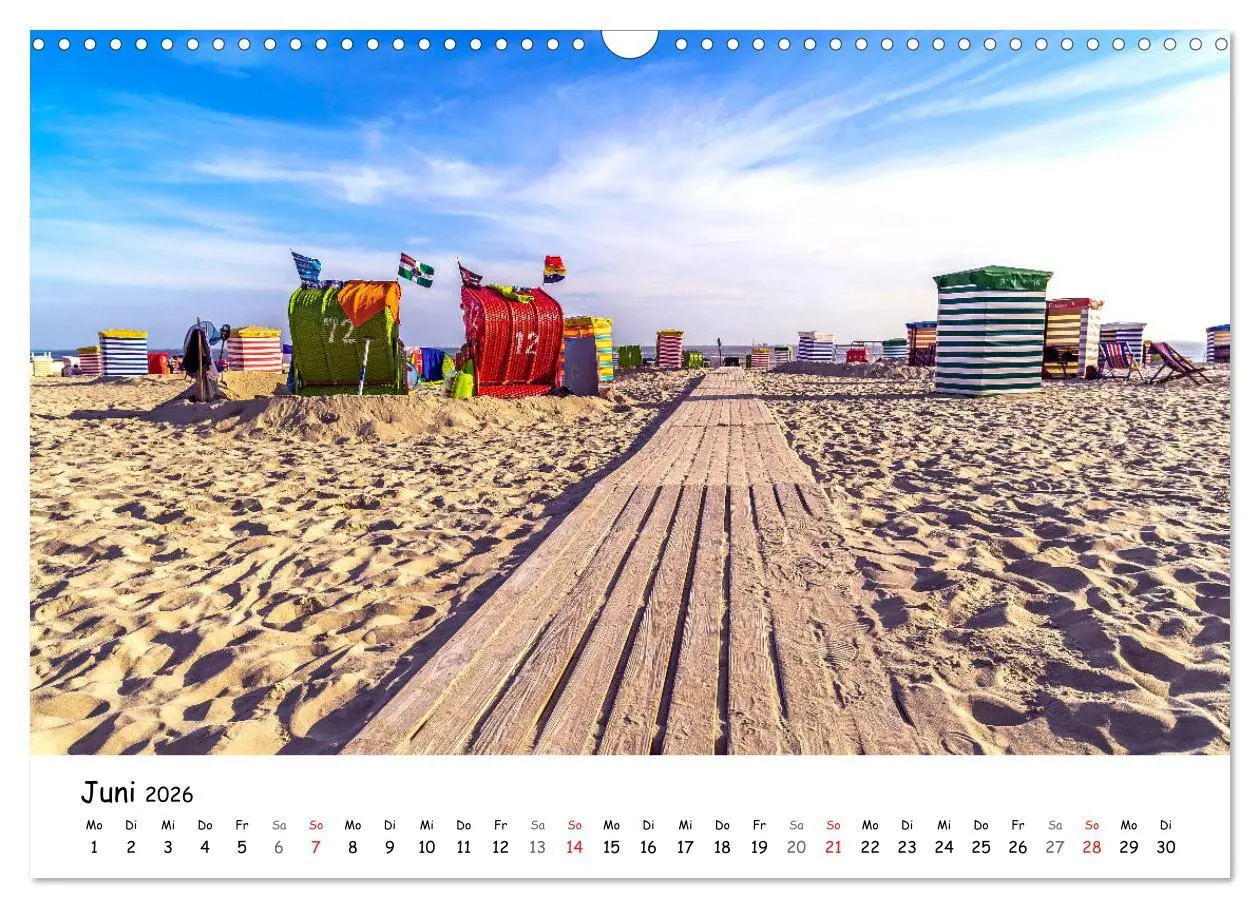 Bild: 9783457966051 | Borkum, bezaubernde Nordseeinsel (Wandkalender 2026 DIN A3 quer),...