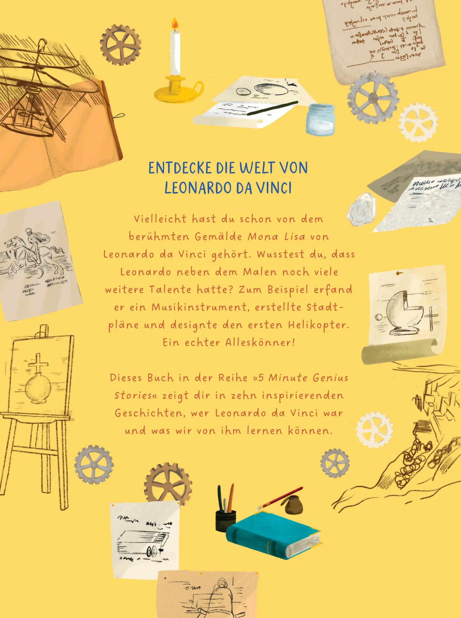 Autor: 9783458646051 | Leonardo da Vinci - 5 Minute Genius Stories (Deutsche Ausgabe) | Mara