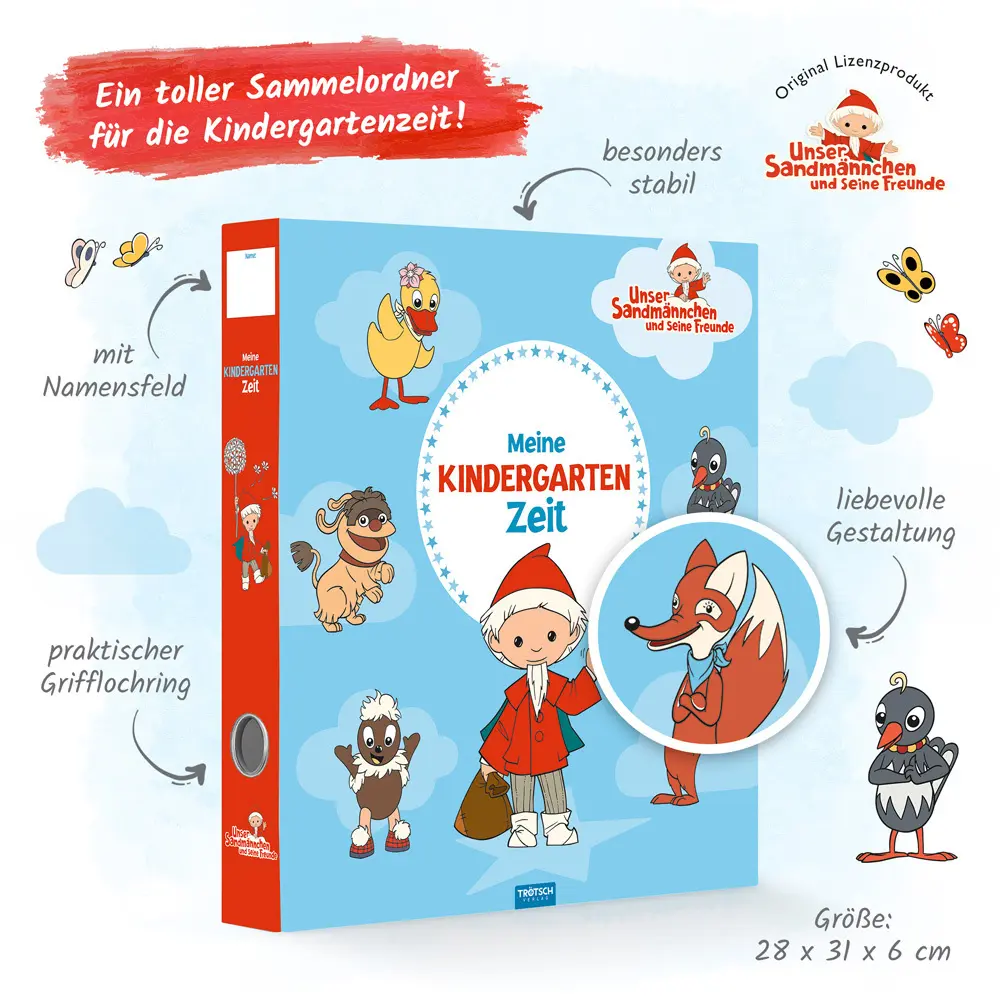 Bild: 9783965526051 | Trötsch Unser Sandmännchen Sammelordner Meine Kindergartenzeit | 1 S.
