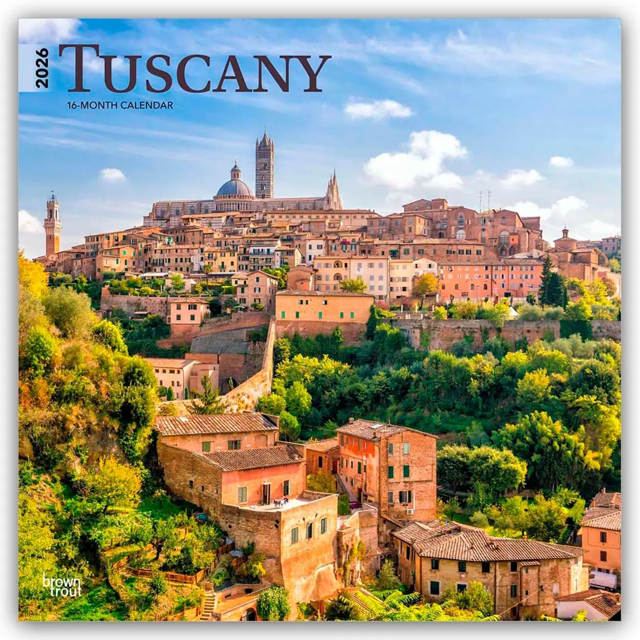 Cover: 9798330706051 | Tuscany - Toskana 2026 - 16-Monatskalender | Browntrout Publishers