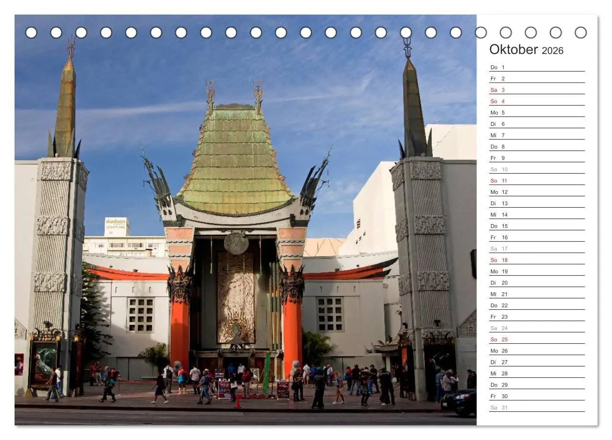 Bild: 9783457956151 | Los Angeles - Kalifornien (Tischkalender 2026 DIN A5 quer),...