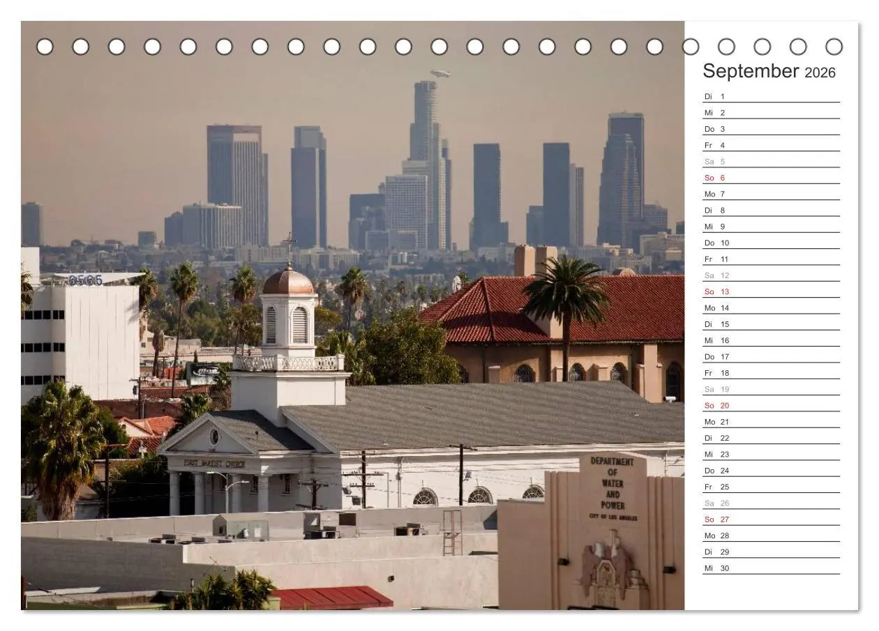 Bild: 9783457956151 | Los Angeles - Kalifornien (Tischkalender 2026 DIN A5 quer),...