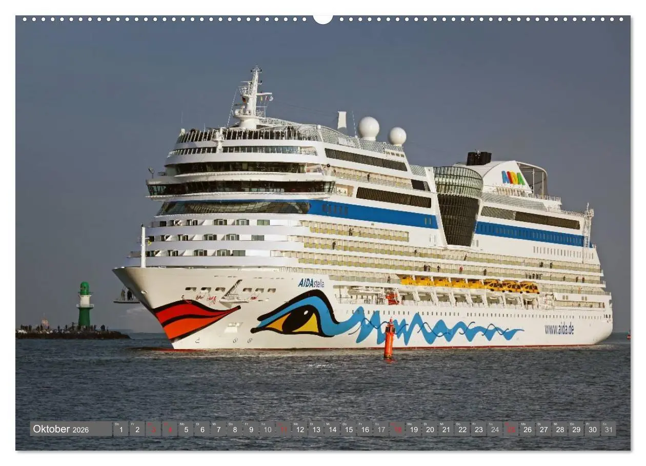 Bild: 9783516046151 | Kreuzfahrt Warnemünde (Wandkalender 2026 DIN A2 quer), CALVENDO...