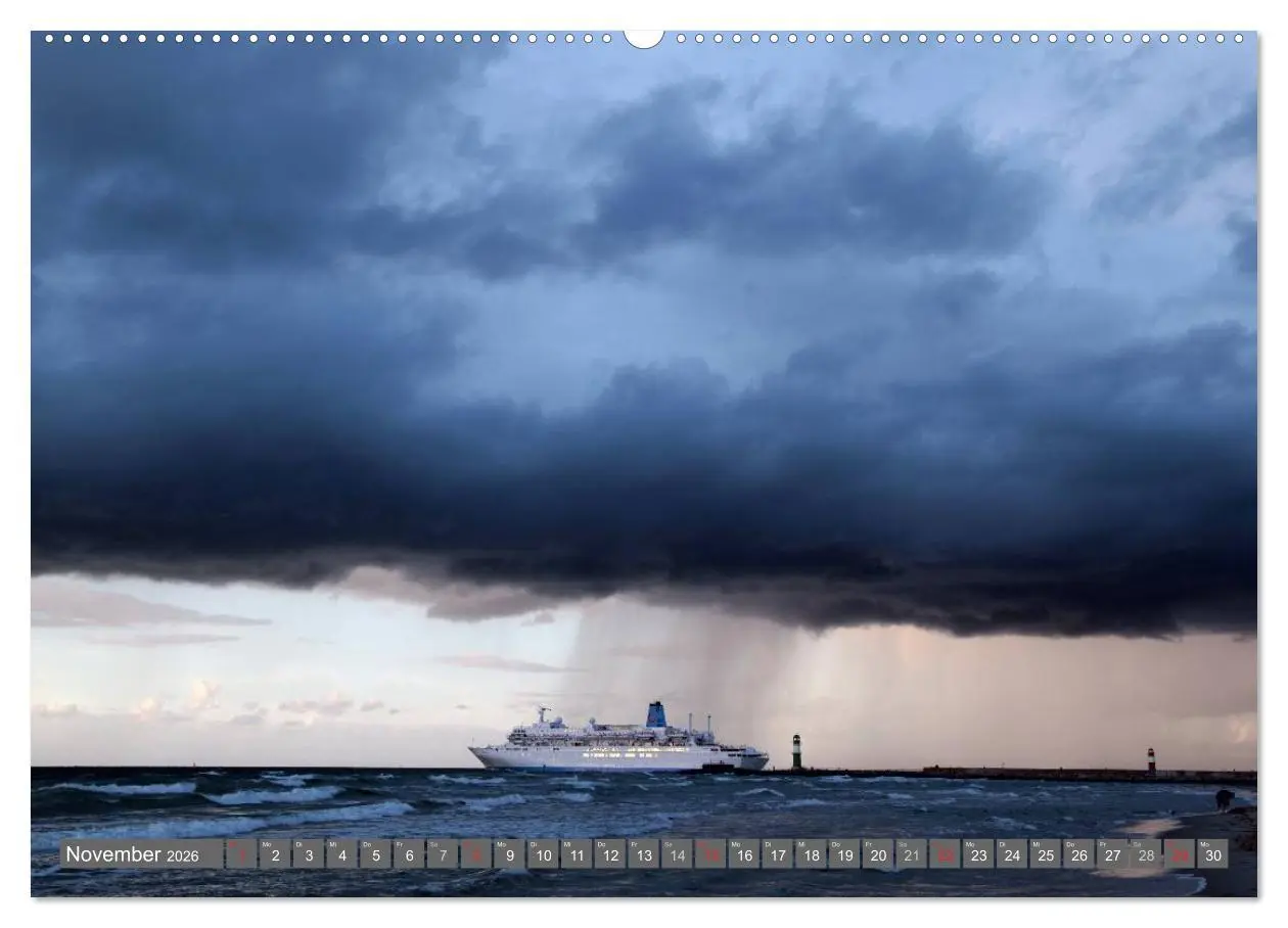 Bild: 9783516046151 | Kreuzfahrt Warnemünde (Wandkalender 2026 DIN A2 quer), CALVENDO...