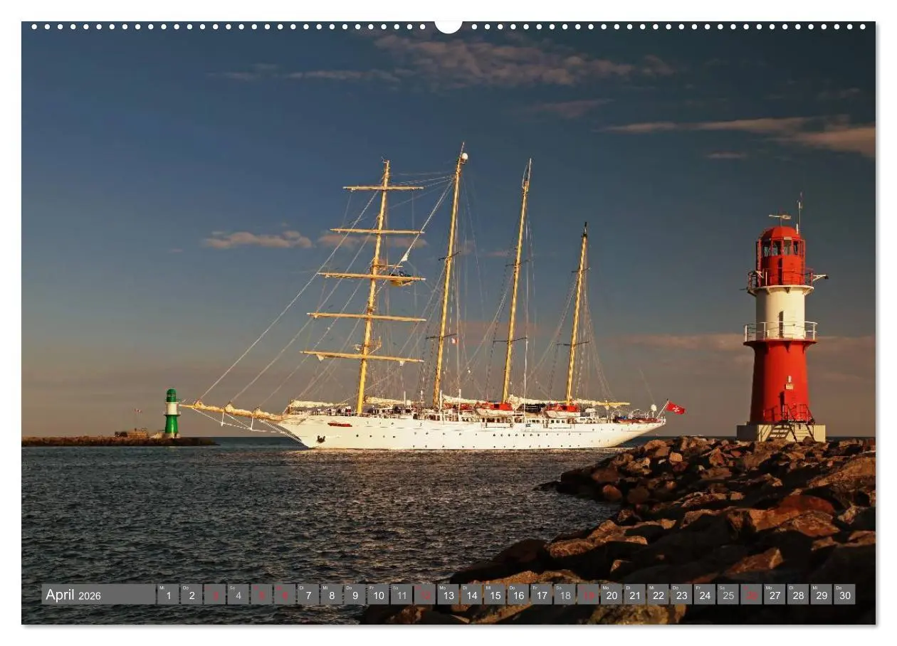 Bild: 9783516046151 | Kreuzfahrt Warnemünde (Wandkalender 2026 DIN A2 quer), CALVENDO...