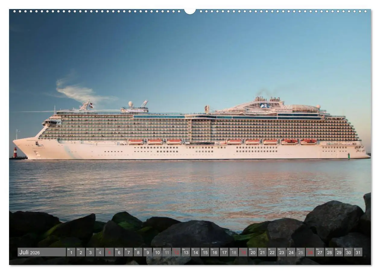 Bild: 9783516046151 | Kreuzfahrt Warnemünde (Wandkalender 2026 DIN A2 quer), CALVENDO...