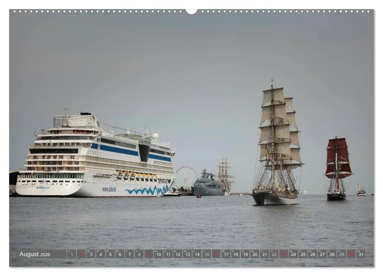 Bild: 9783516046151 | Kreuzfahrt Warnemünde (Wandkalender 2026 DIN A2 quer), CALVENDO...