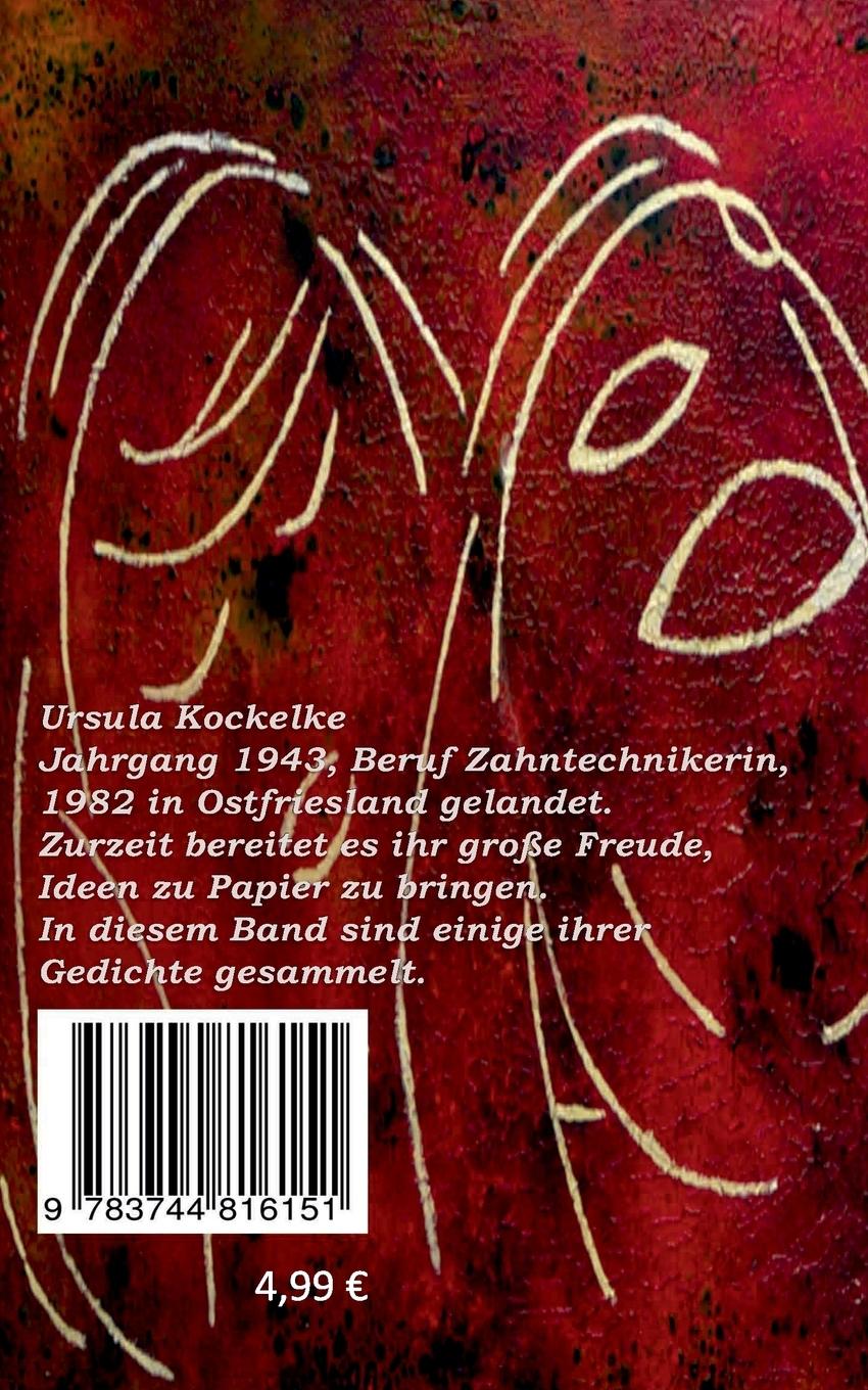 Rückseite: 9783744816151 | einfach schräg | Gedichte | Ursula Kockelke | Taschenbuch | 60 S.