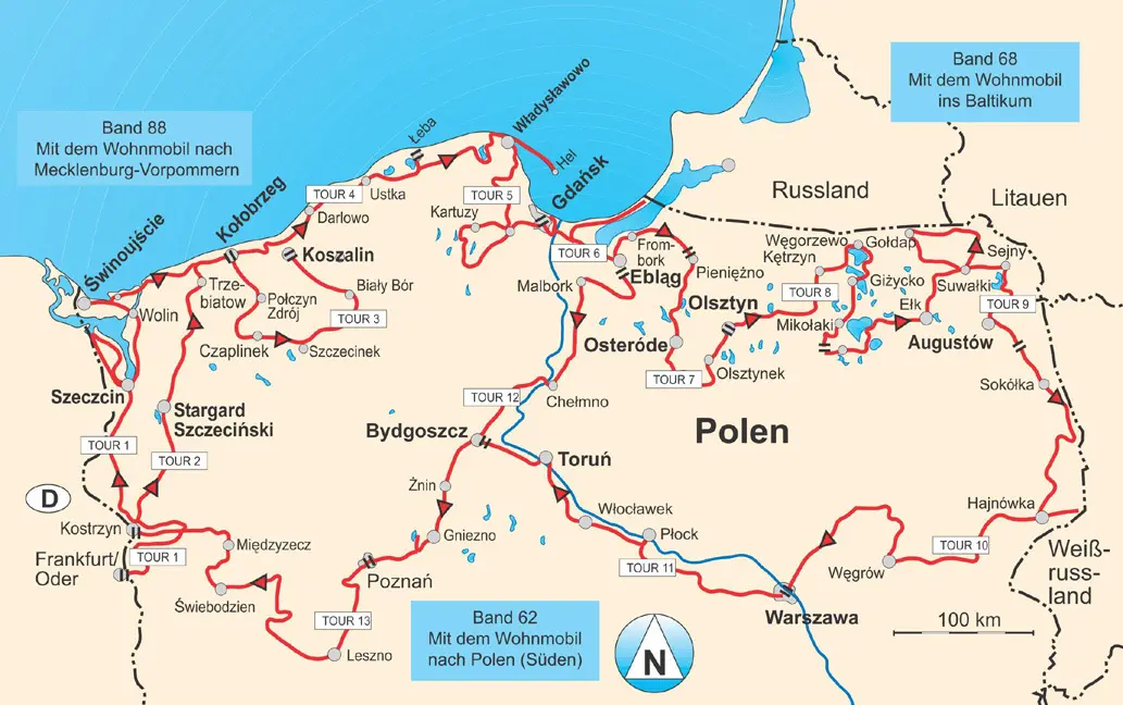 Bild: 9783869036151 | Mit dem Wohnmobil nach Polen. Tl.1 | Der Norden | Nicola Kluftinger