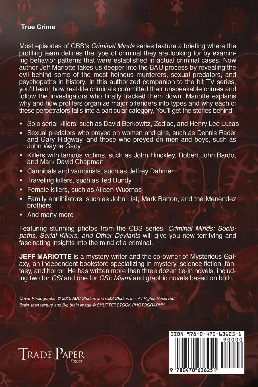 Rückseite: 9780470636251 | Criminal Minds | Sociopaths, Serial Killers, and Other Deviants | Buch