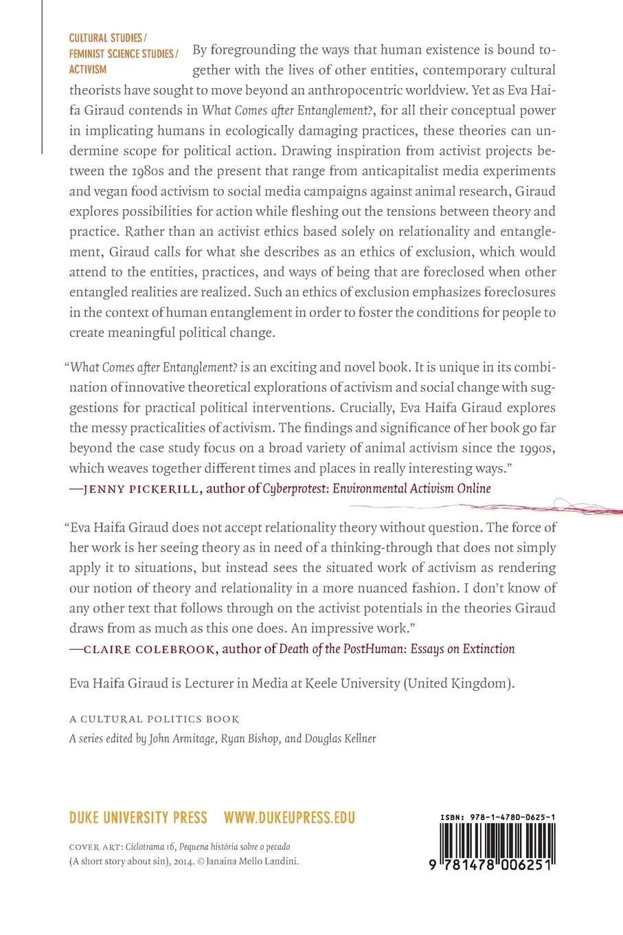 Rückseite: 9781478006251 | What Comes after Entanglement? | Eva Haifa Giraud | Taschenbuch | 2019