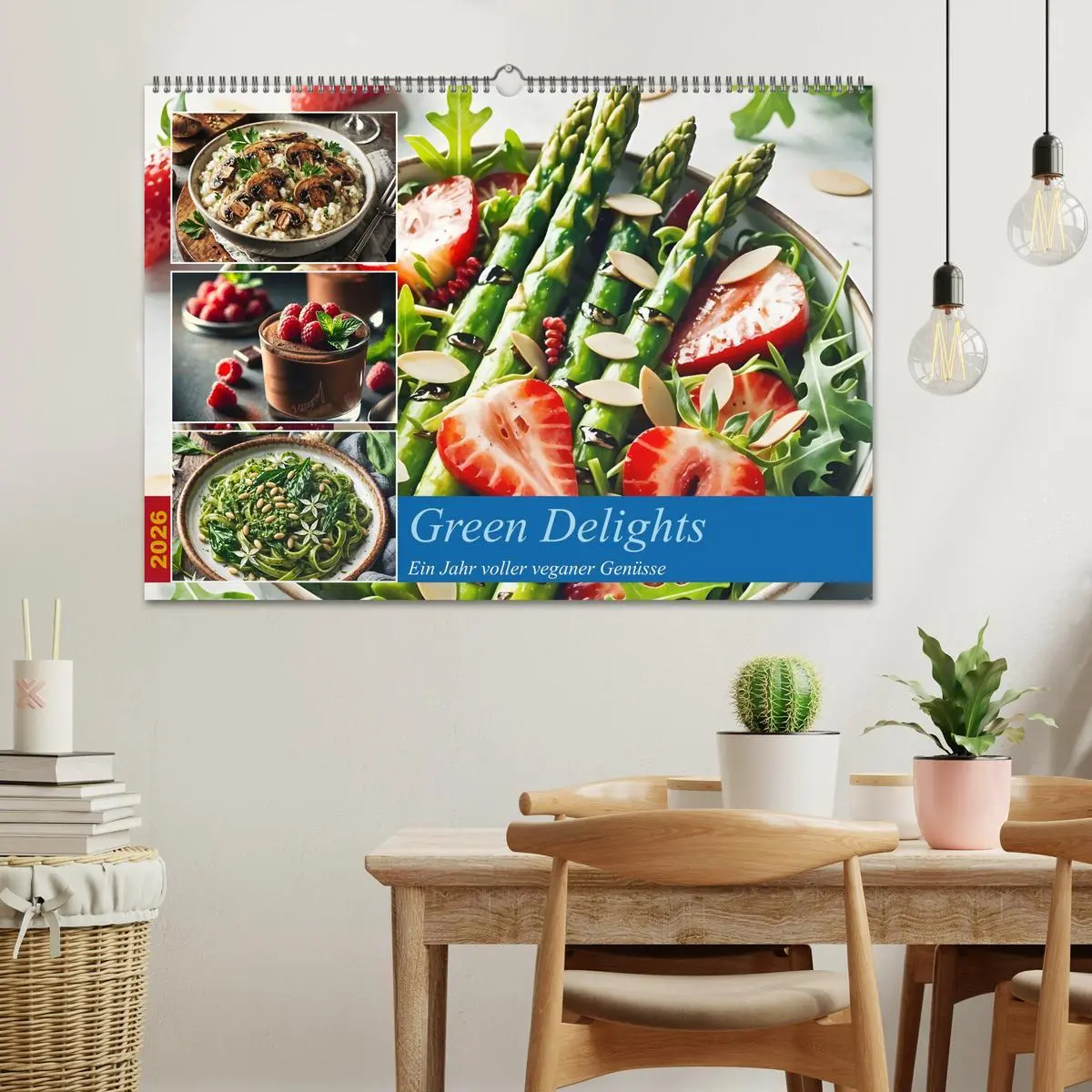 Bild: 9783457256251 | Green Delights - Ein Jahr voller veganer Genüsse (Wandkalender 2026...
