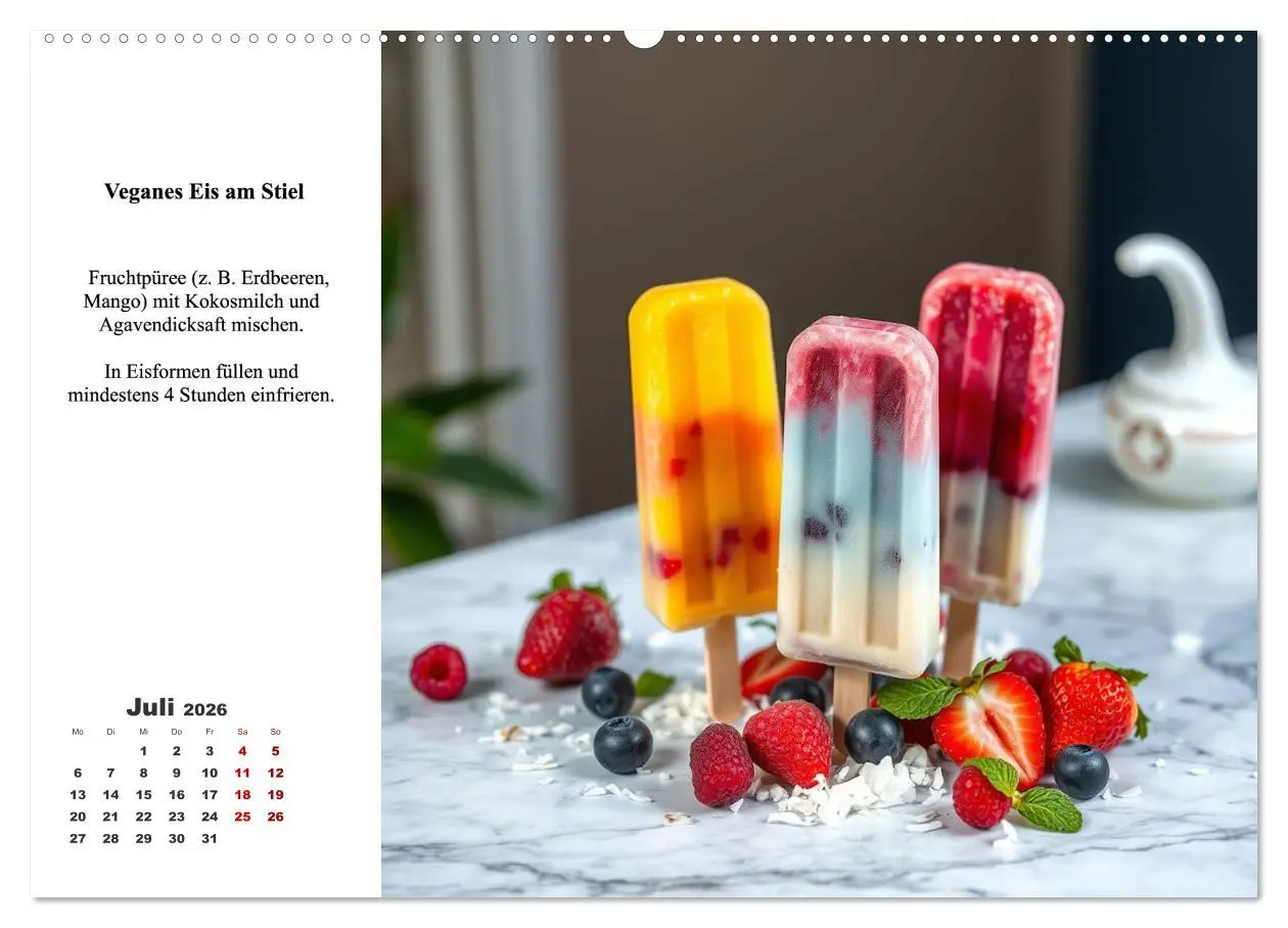 Bild: 9783457256251 | Green Delights - Ein Jahr voller veganer Genüsse (Wandkalender 2026...
