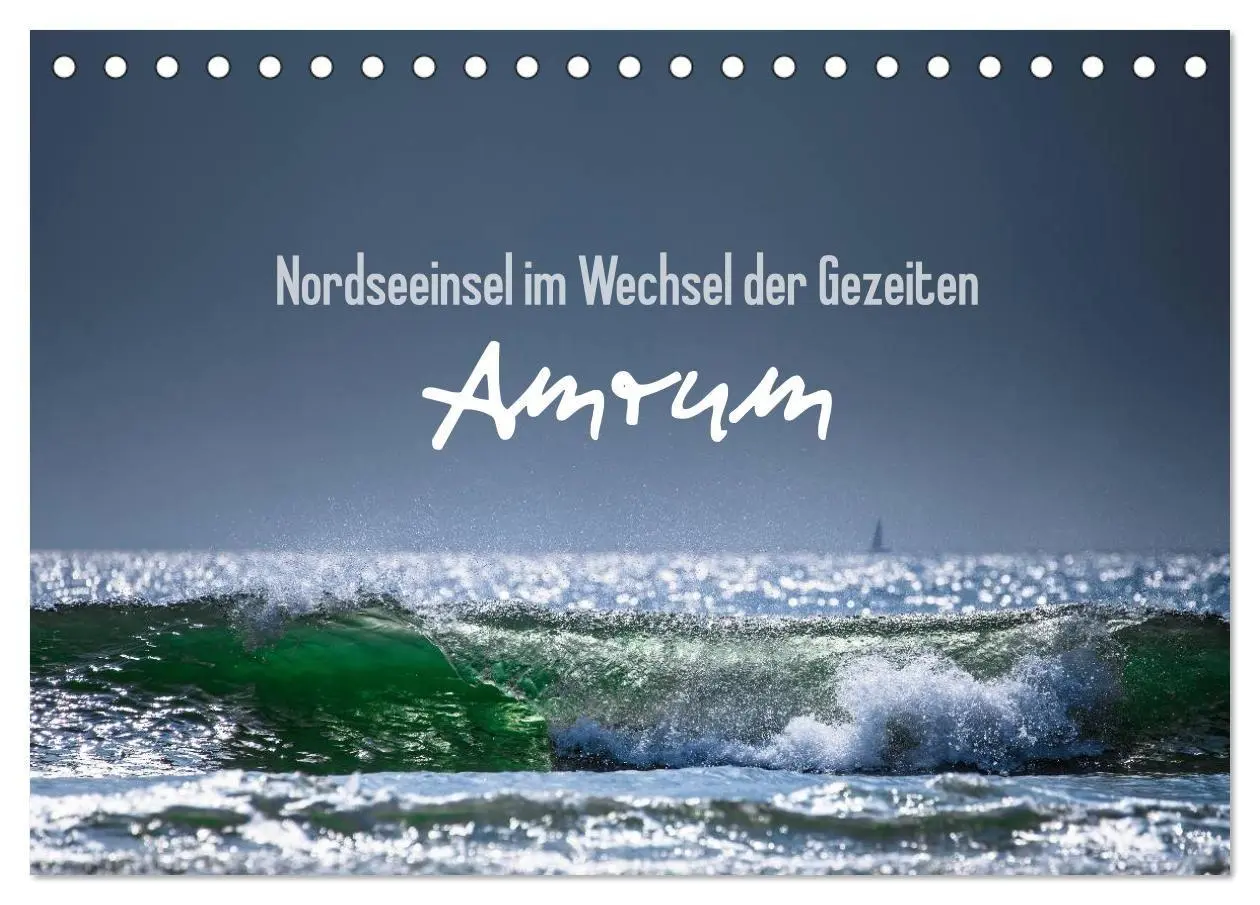 Cover: 9783594016251 | Amrum - Nordseeinsel im Wechsel der Gezeiten (Tischkalender 2027...