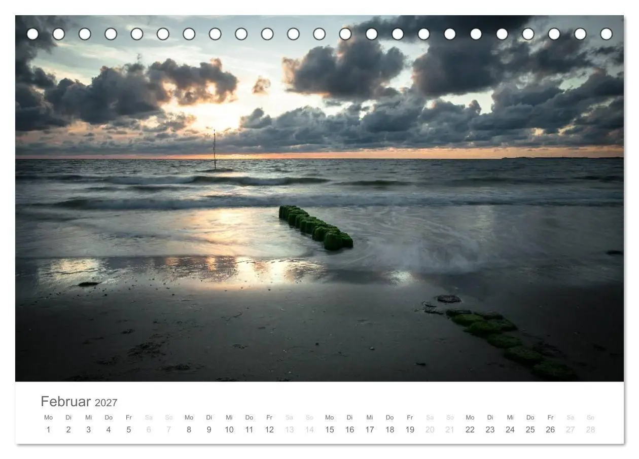 Bild: 9783594016251 | Amrum - Nordseeinsel im Wechsel der Gezeiten (Tischkalender 2027...