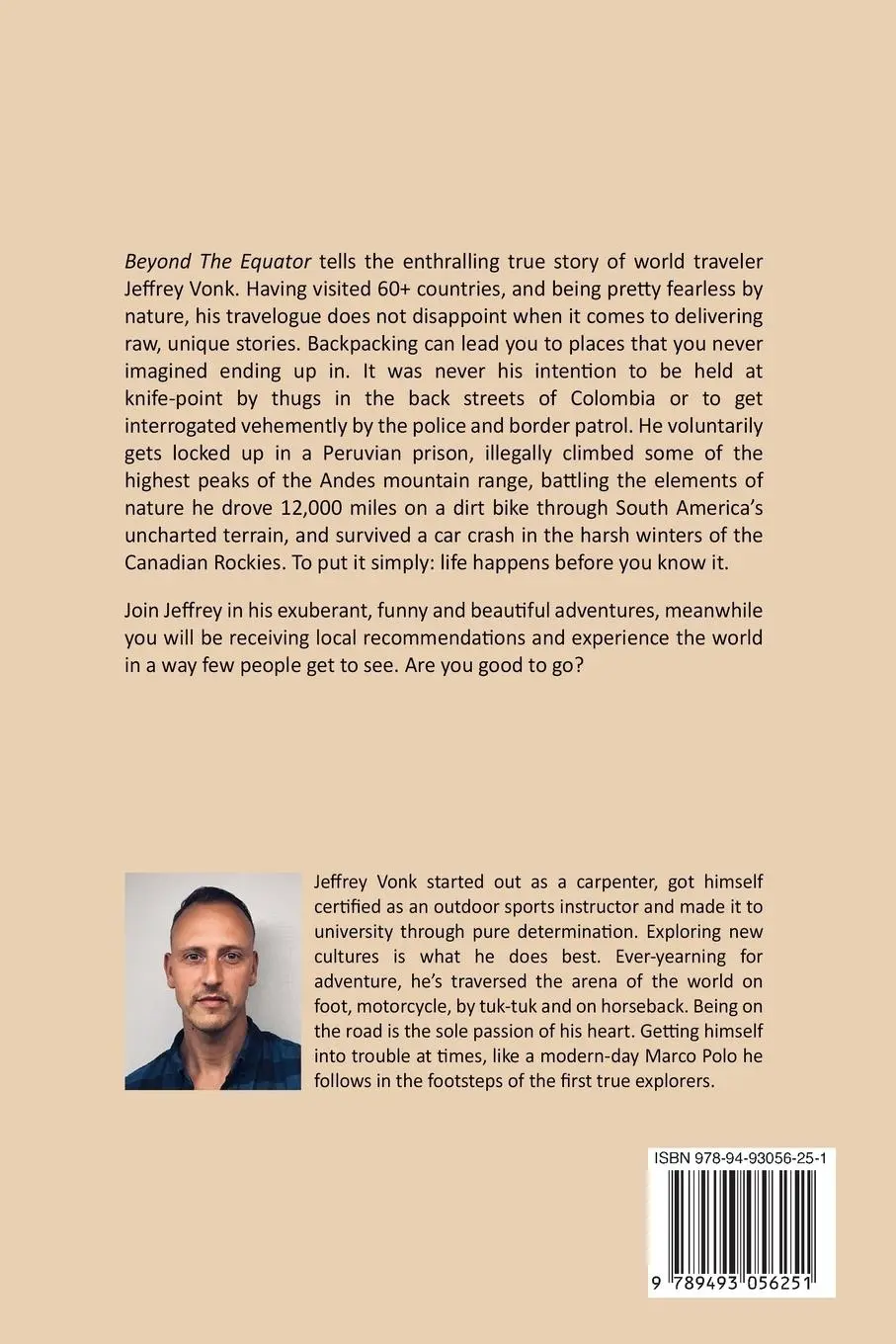 Rückseite: 9789493056251 | Beyond the Equator | Jeffrey Vonk | Taschenbuch | Englisch | 2019