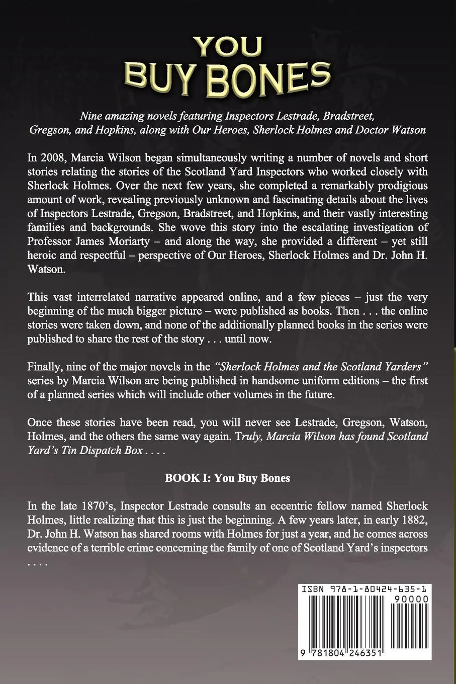 Rückseite: 9781804246351 | You Buy Bones | Marcia Wilson | Taschenbuch | Englisch | 2025
