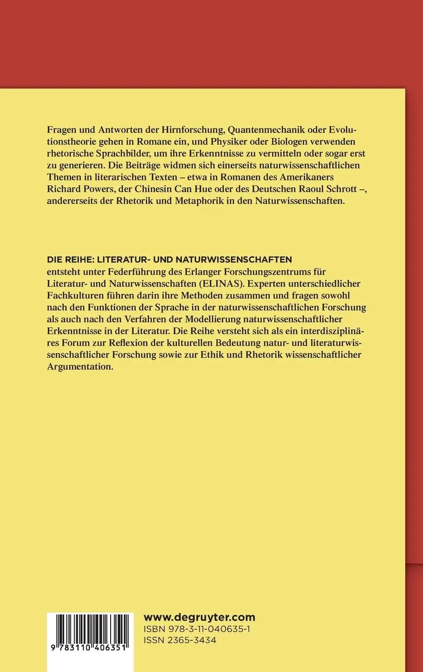 Rückseite: 9783110406351 | Quarks and Letters | Klaus Mecke (u. a.) | Buch | VI | Deutsch | 2015