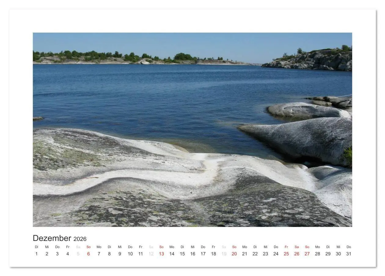 Bild: 9783516026351 | Stockholmer Schärengarten (Tischkalender 2026 DIN A5 quer),...