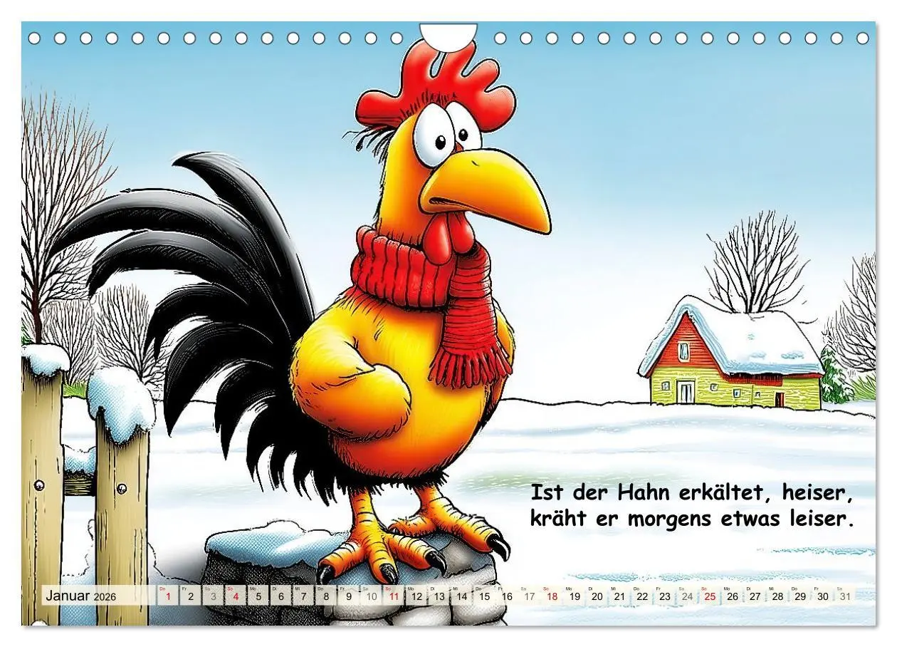 Bild: 9783516646351 | Bauernregeln, unsinnig und amüsant (Wandkalender 2026 DIN A4 quer),...