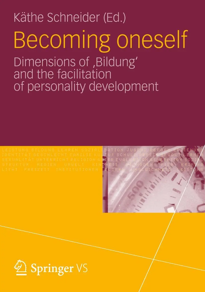 Cover: 9783531186351 | Becoming oneself | Käthe Schneider | Taschenbuch | ix | Englisch