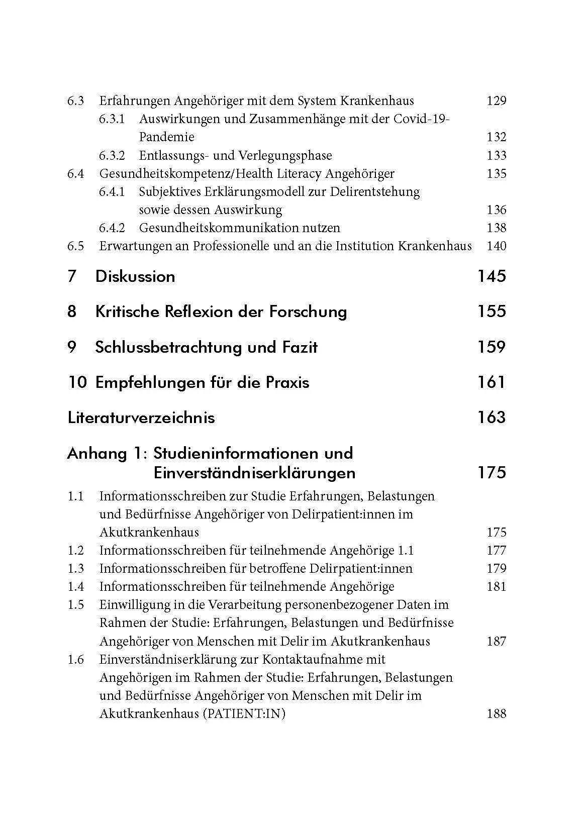 Bild: 9783863216351 | Angehörige von Patient:innen mit Delir im Krankenhaus | Sonja Freyer