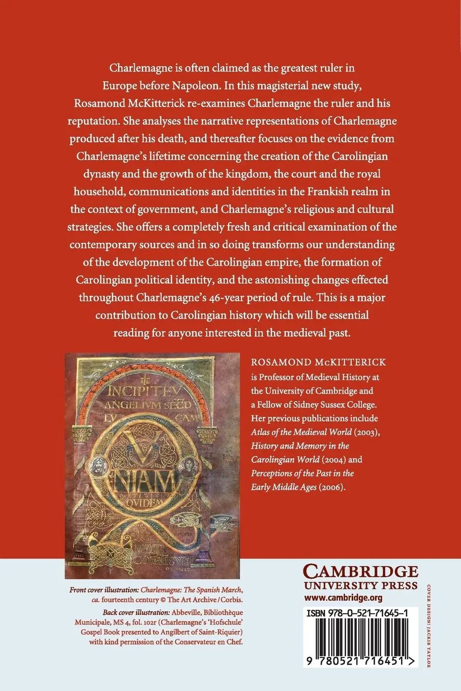 Rückseite: 9780521716451 | Charlemagne | Rosamond Mckitterick | Taschenbuch | Englisch | 2015