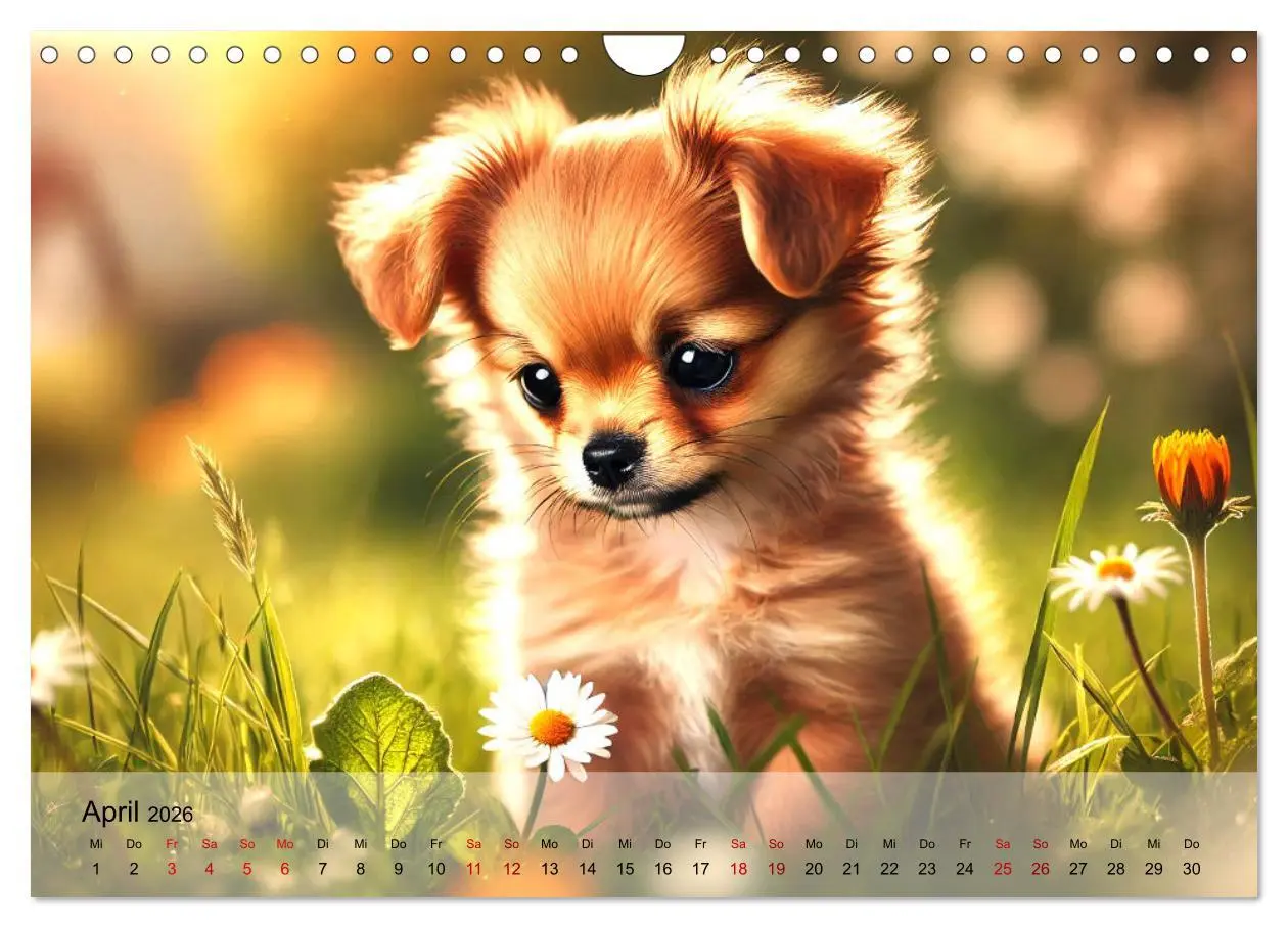 Bild: 9783457306451 | Chihuahua-Welpen - Kleine Wunder (Wandkalender 2026 DIN A4 quer),...