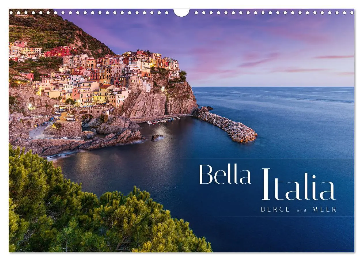 Cover: 9783457476451 | Bella Italia - Berge und Meer (Wandkalender 2026 DIN A3 quer),...