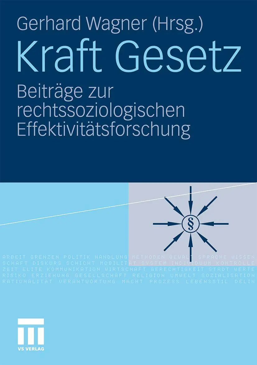 Cover: 9783531176451 | Kraft Gesetz | Gerhard Wagner | Taschenbuch | 168 S. | Deutsch | 2010