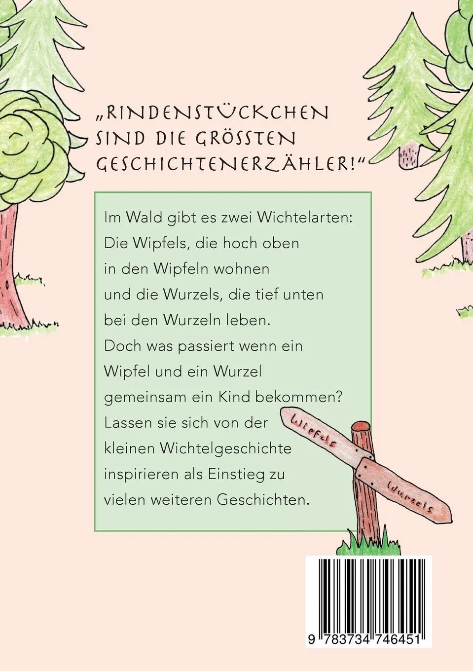 Rückseite: 9783734746451 | Wupfel | Wichtelgeschichten aus dem Wald | Katharina Leis | Buch
