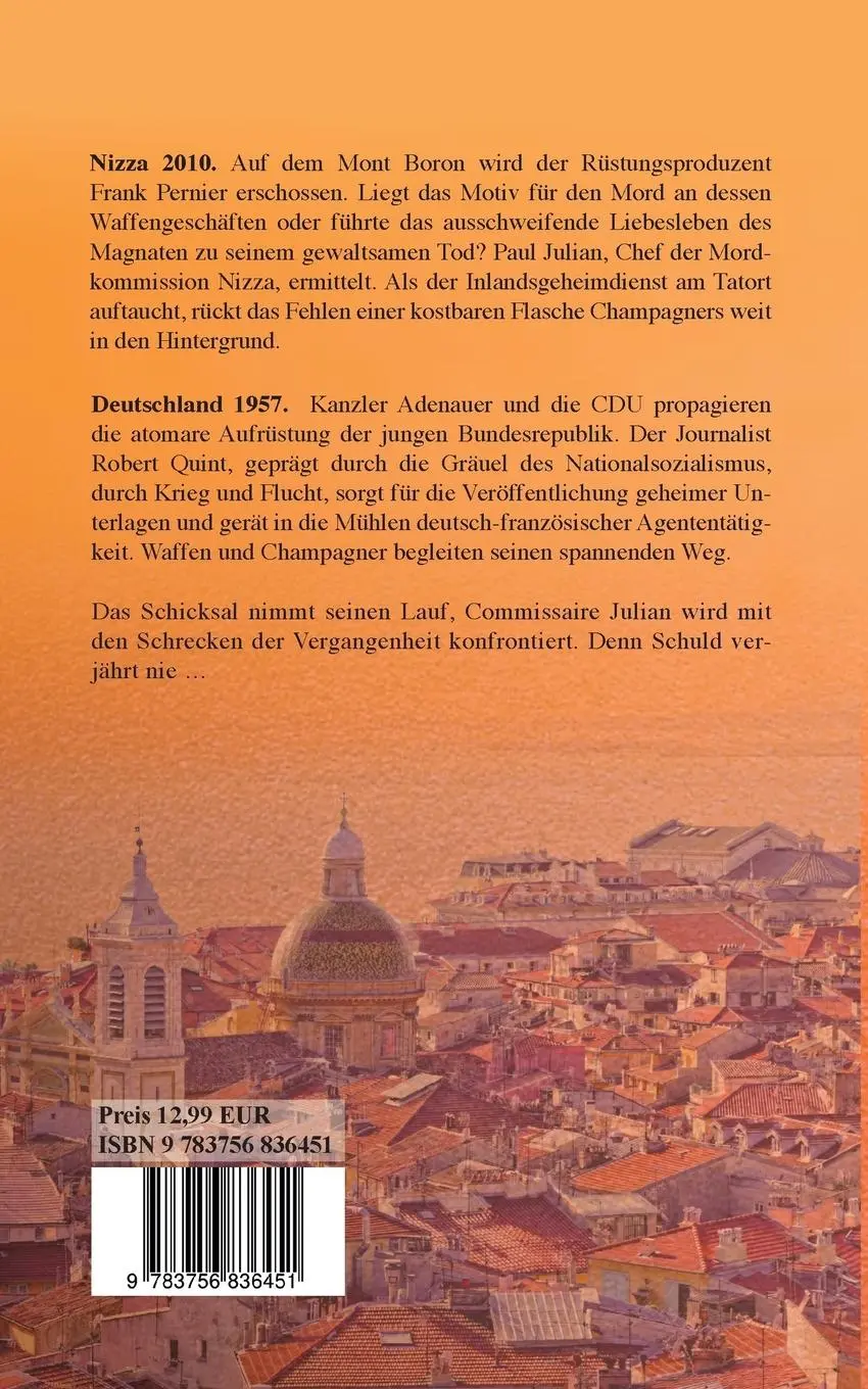 Rückseite: 9783756836451 | Va banque - Champagner und Waffen | Commissaire Julian ermittelt