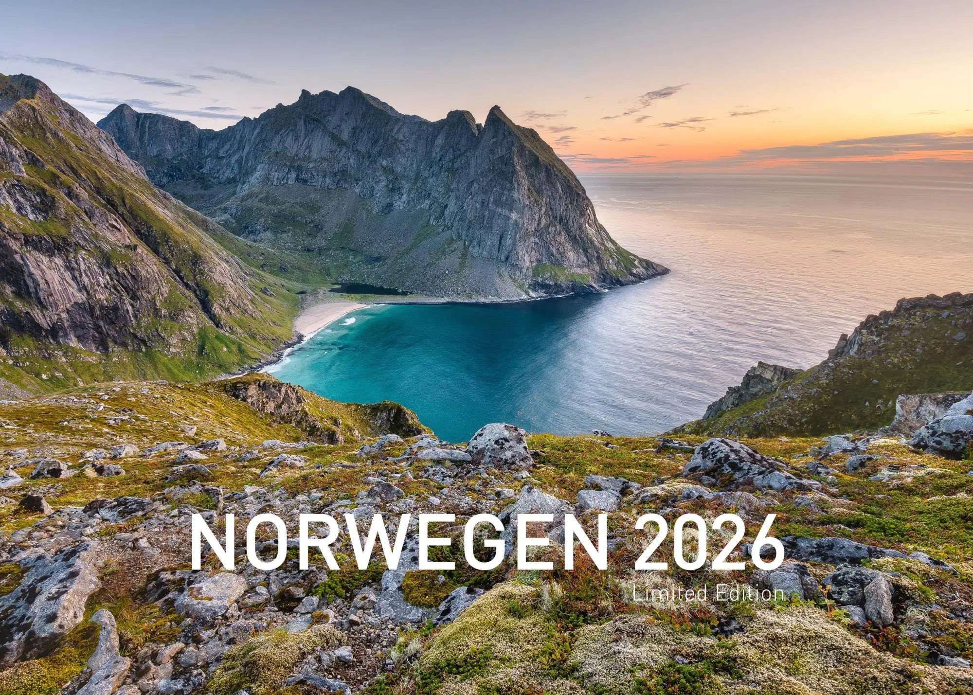 Cover: 9783968556451 | Norwegen Exklusivkalender 2026 | Limited Edition (70 x 50 cm) | 14 S.