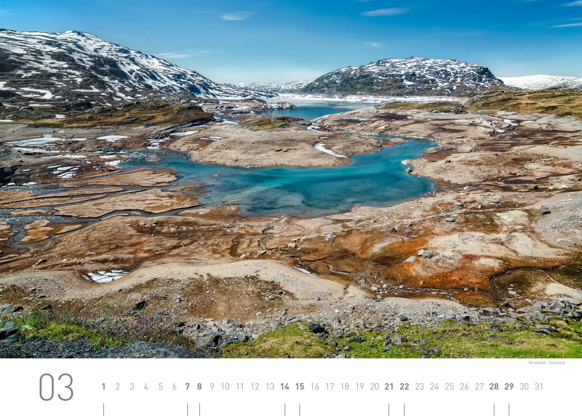 Bild: 9783968556451 | Norwegen Exklusivkalender 2026 | Limited Edition (70 x 50 cm) | 14 S.