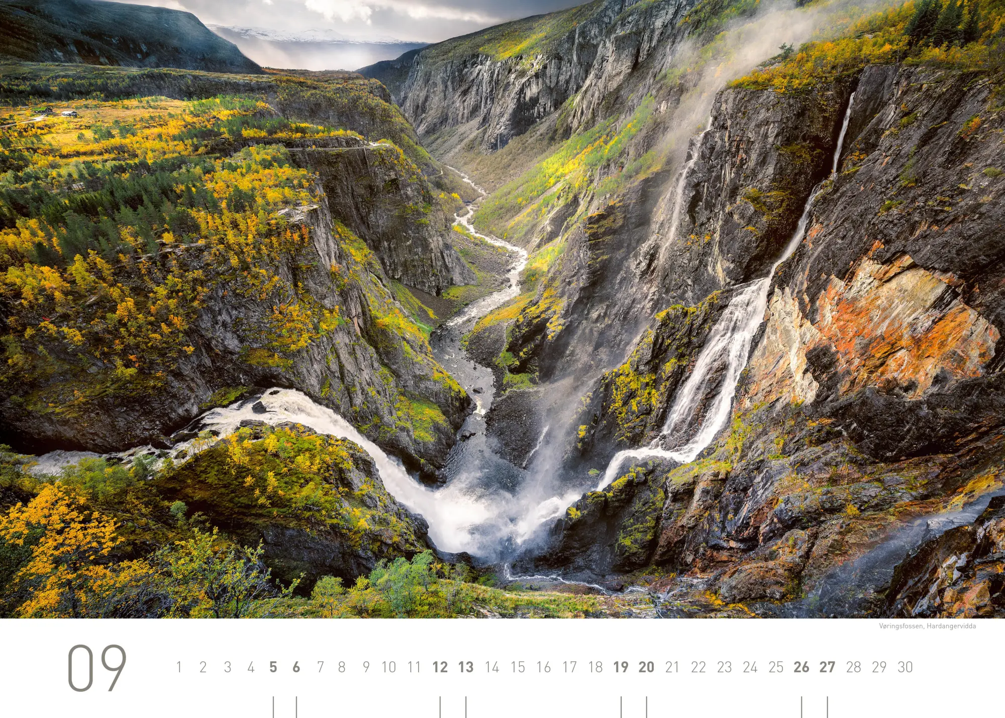 Bild: 9783968556451 | Norwegen Exklusivkalender 2026 | Limited Edition (70 x 50 cm) | 14 S.