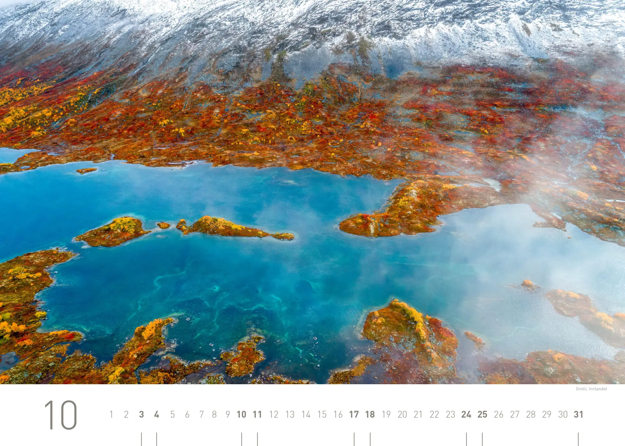 Bild: 9783968556451 | Norwegen Exklusivkalender 2026 | Limited Edition (70 x 50 cm) | 14 S.